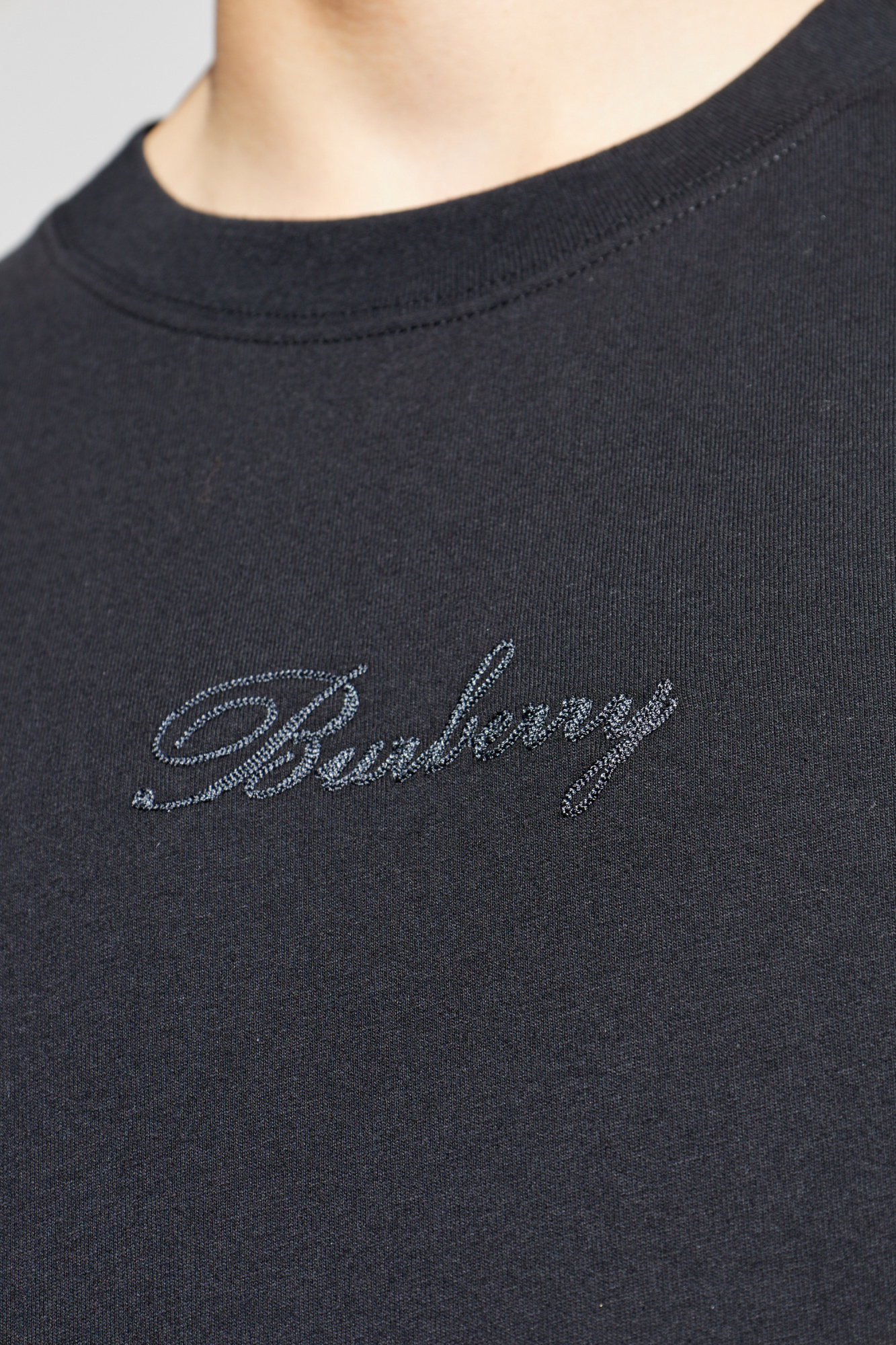 Burberry T-shirt with embroidered logo | Men's | Vitkac